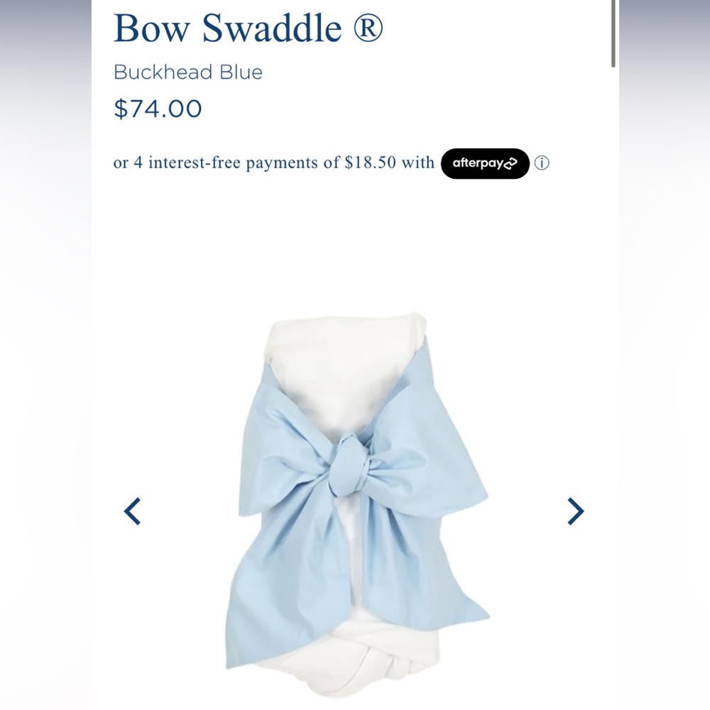 TBBC Bow Swaddle